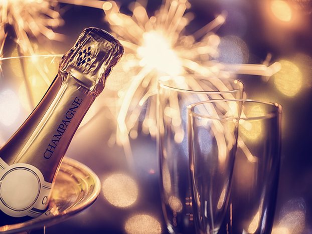 Party Feeling with Sparklers and Champagne Party Feeling with Sparklers and Champagne